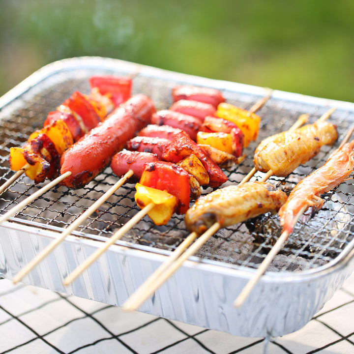 Portable Small Charcoal Barbecue Grill for Home Use