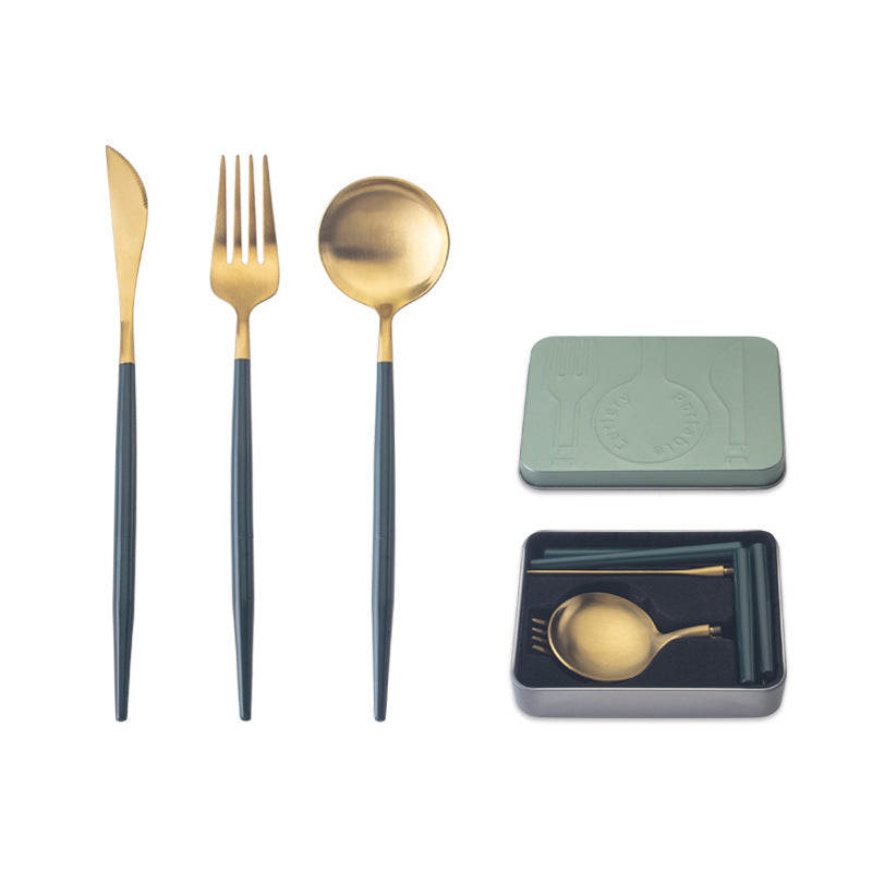 Portable Stainless Steel Cutlery Set for Travel