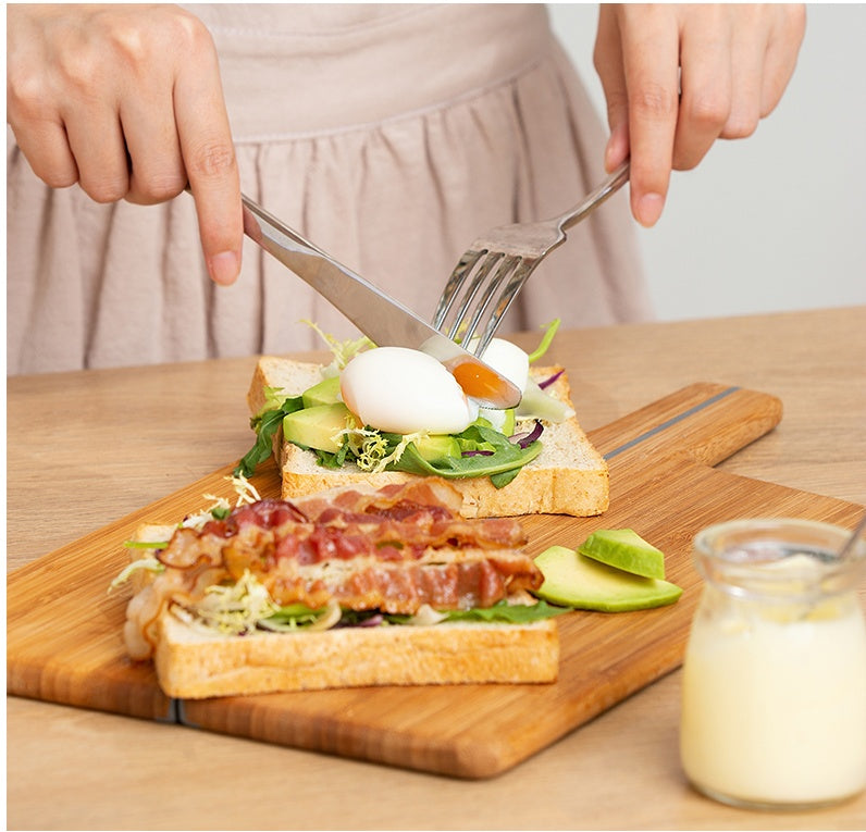 Foldable Bamboo Cutting Board For Kitchen Use