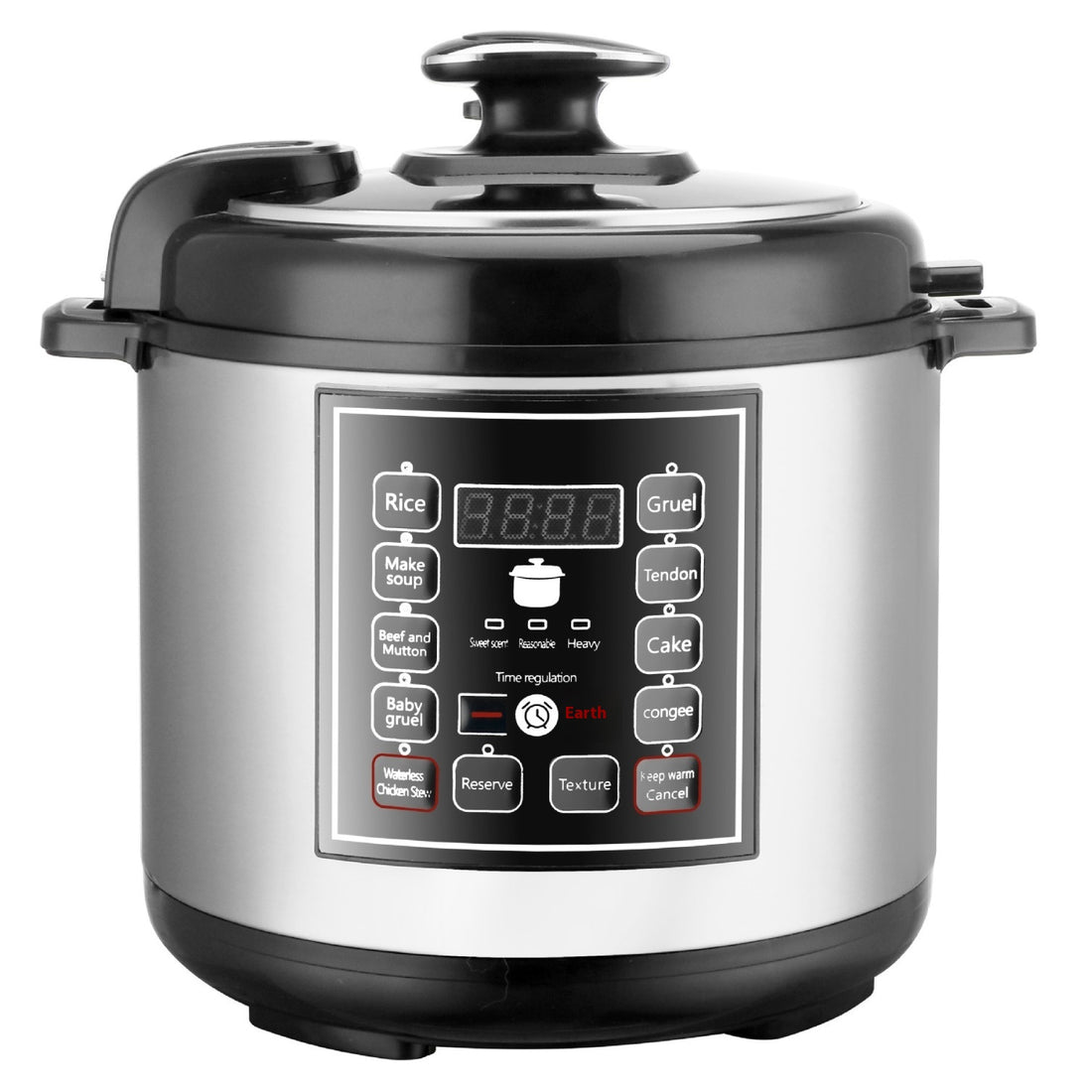 5L Multifunctional Electric Pressure Cooker With Timer For Home Use