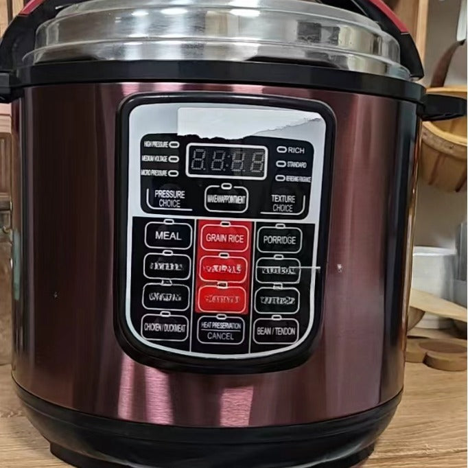 6L Large-Capacity Multifunctional Electric Pressure Cooker For Home Use