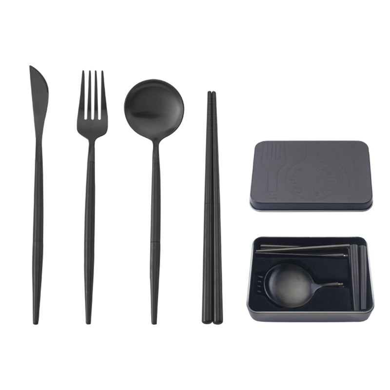 Portable Stainless Steel Cutlery Set for Travel