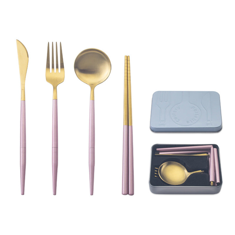 Portable Stainless Steel Cutlery Set for Travel