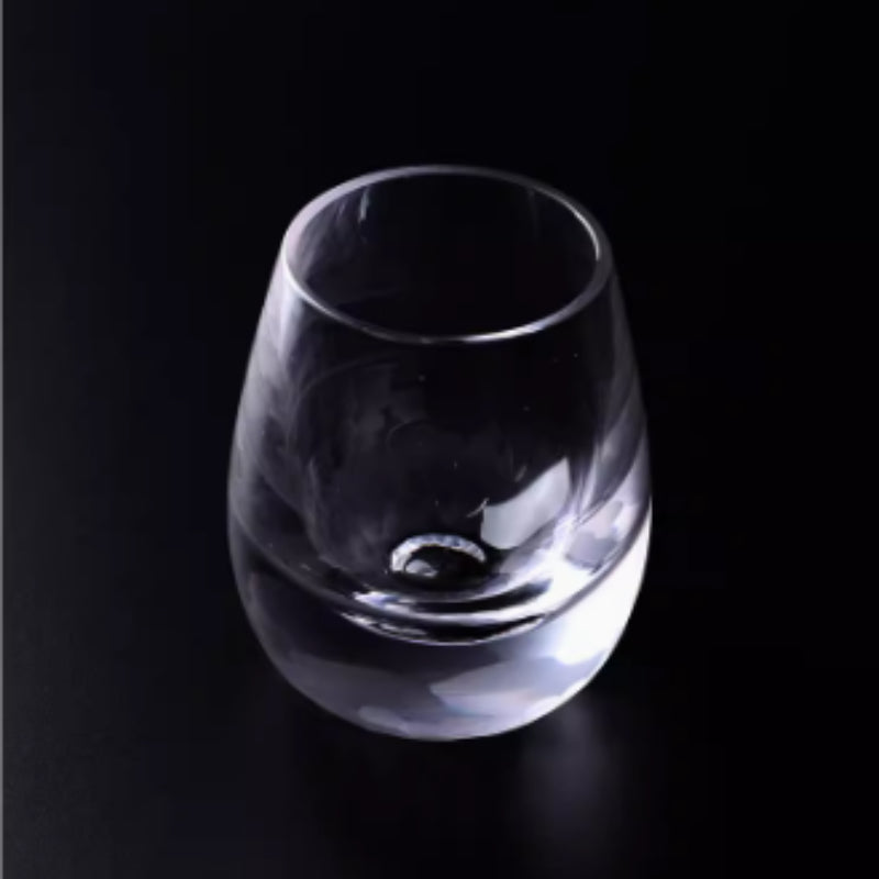 Chuyun Hand-Carved Crystal Wine and Whiskey Glass