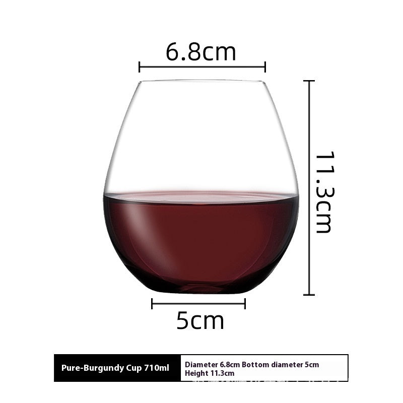 Lead-Free Crystal Whisky Tumbler Heavy-Duty Household Drinking Glass