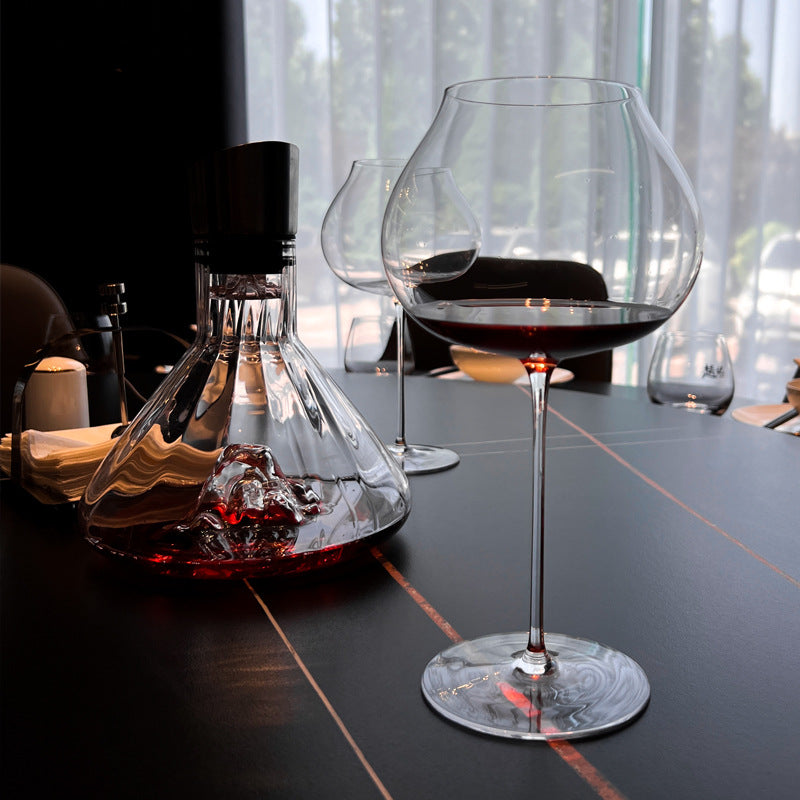 Hand-Blown Crystal Wine Glass For Home Use