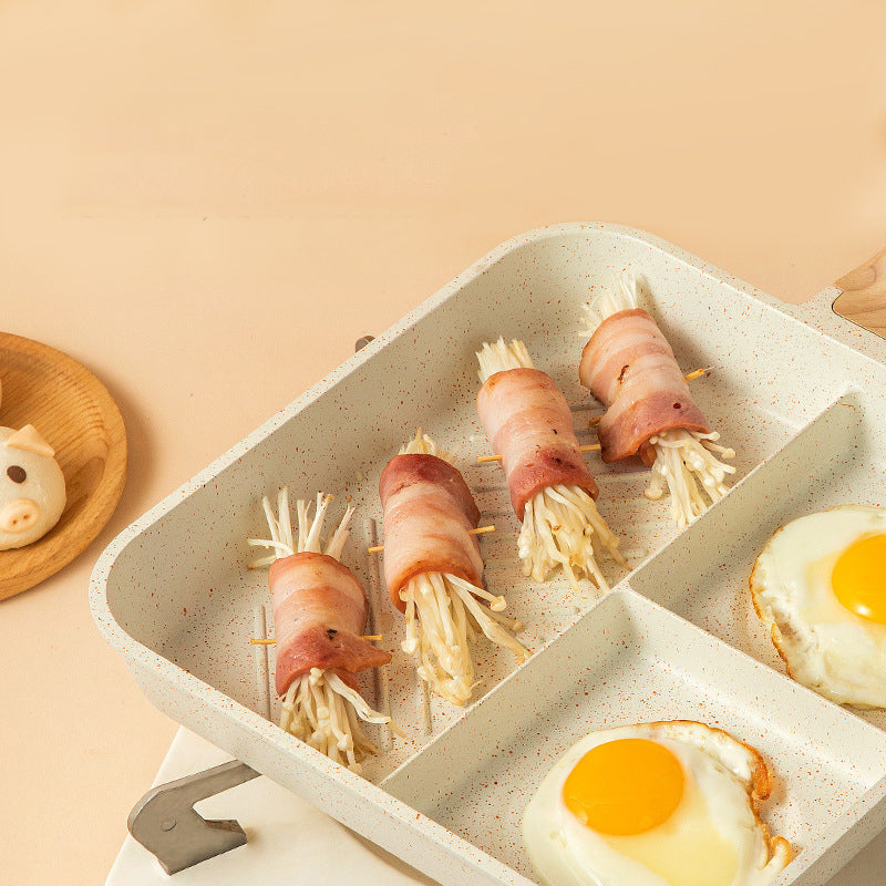Non-Stick Medical Stone Frying Pan for Eggs Omelets and Steak