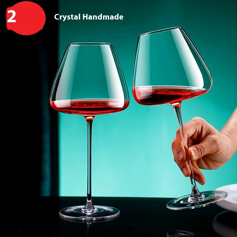 Red Wine Crystal Goblet For Home Use