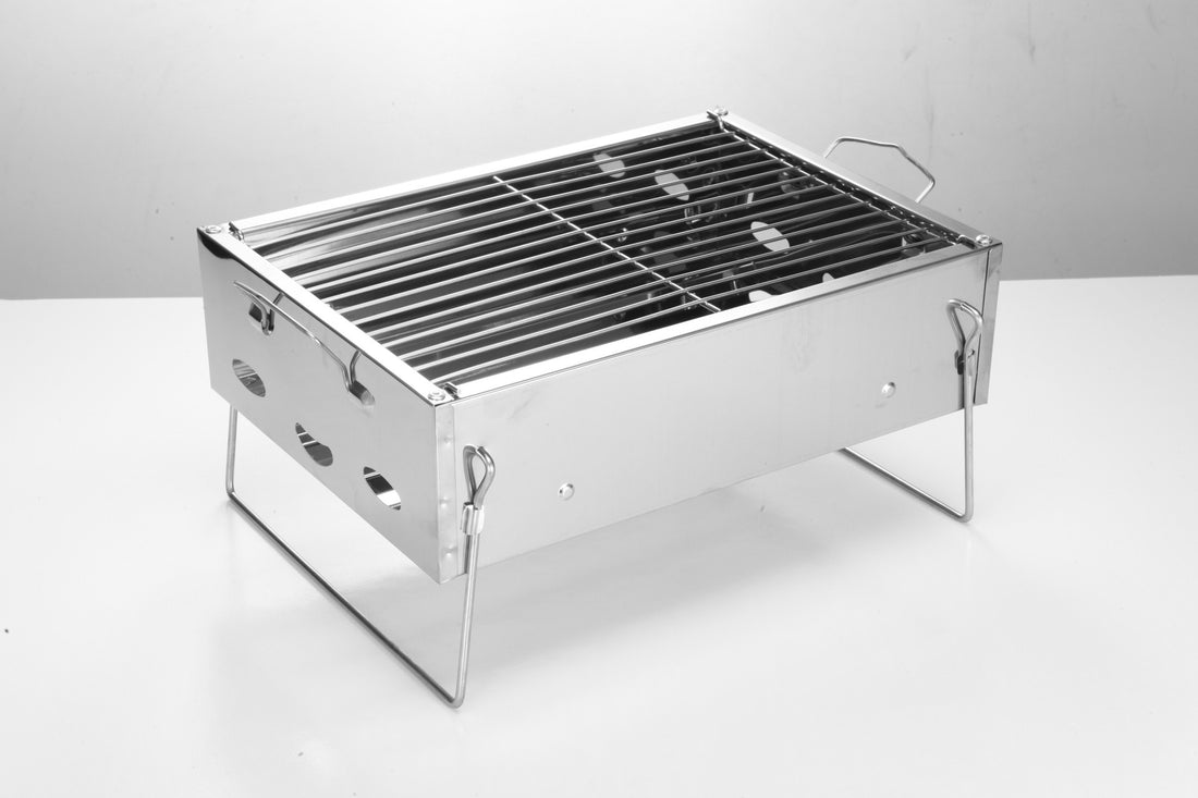 Portable Stainless Steel Charcoal Barbecue Grill for Home