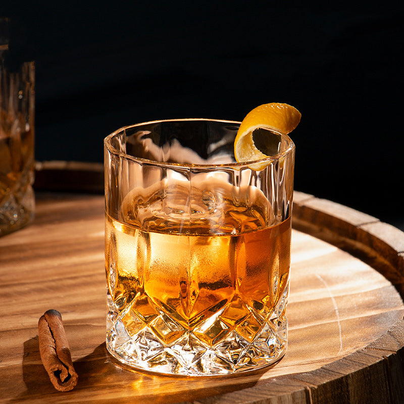 Crystal Glass Drinking Cup Elegant Durable Clear Beverage Glassware