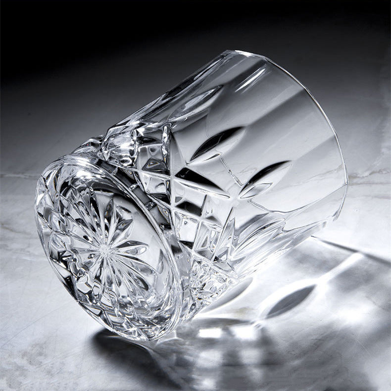 Crystal Glass Drinking Cup Elegant Durable Clear Beverage Glassware