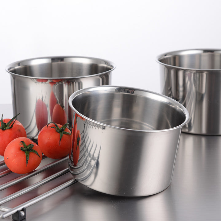 Stainless Steel Non-Magnetic Stock Pot with Seasoning Box