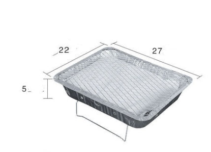 Portable Small Charcoal Barbecue Grill for Home Use