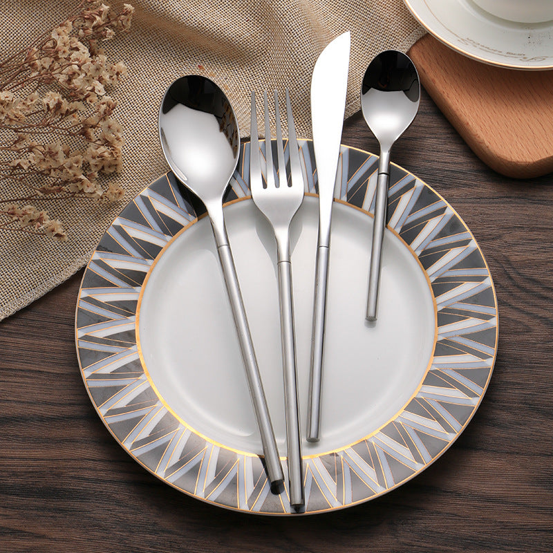 3-Piece Stainless Steel Western Cutlery Set For Kitchen Use