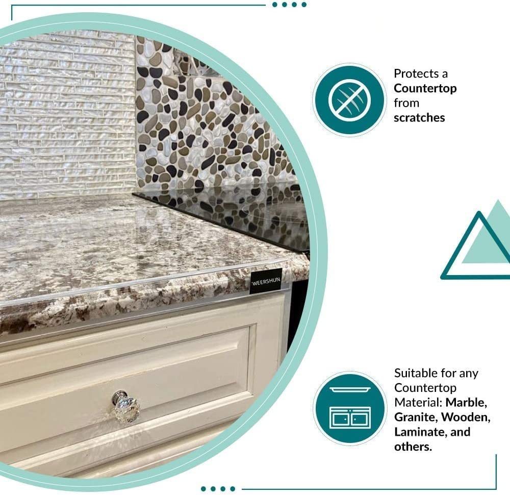 Transparent Acrylic Cutting Board For Kitchen Use