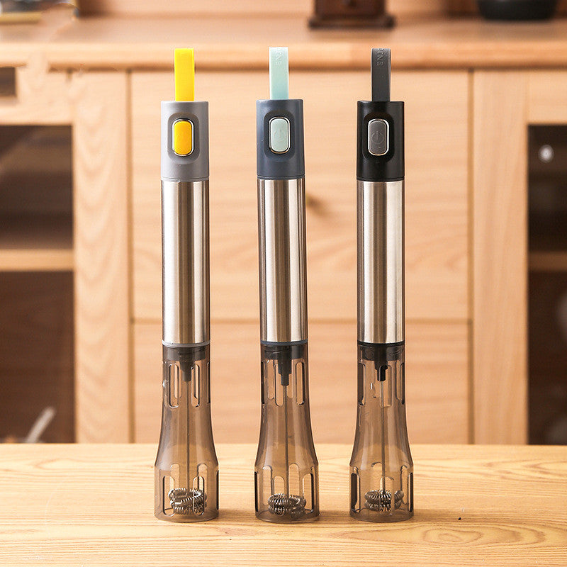 Portable Electric Foam Maker for Kitchen Baking and Drinks