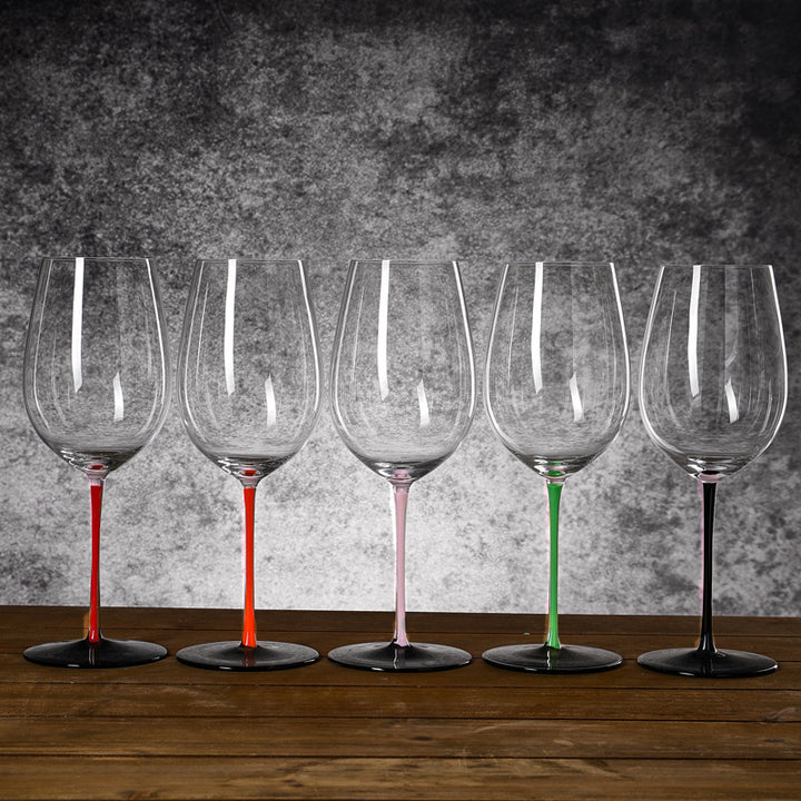 Lead-Free Crystal Red Wine Glass Set for Bordeaux Wine