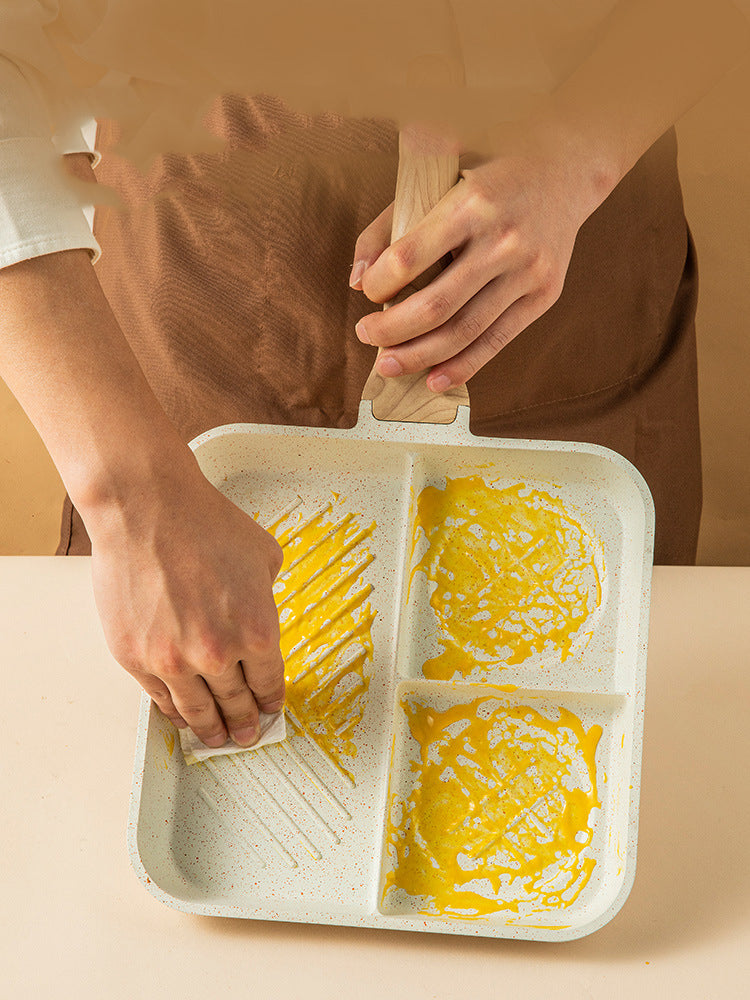 Non-Stick Medical Stone Frying Pan for Eggs Omelets and Steak