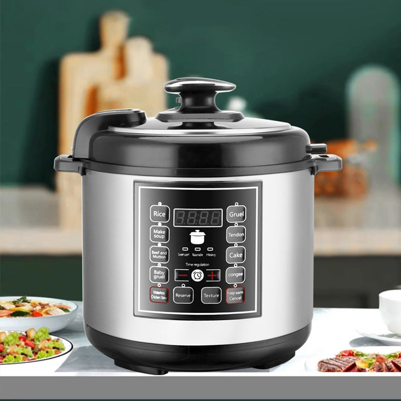 5L Multifunctional Electric Pressure Cooker With Timer For Home Use